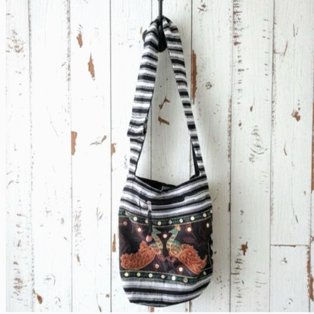 Brown/Black Boho Bag